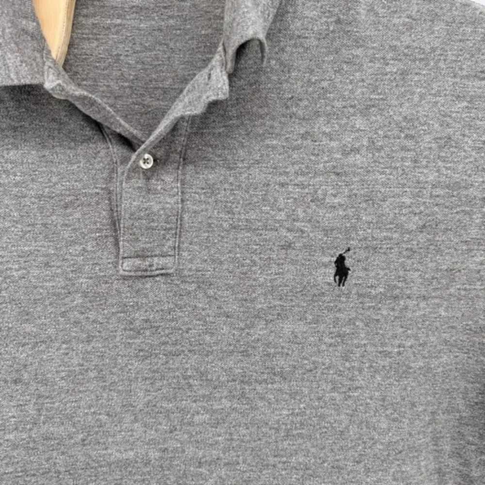 Polo Ralph Lauren Polo Shirt Mens 3XB Pre-Owned Grey Short Sleeve‎ Cotton Pony